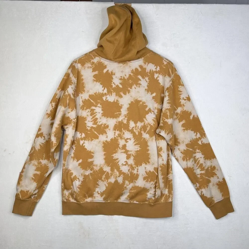 Nike N7 Hoodie Tie Dye Pullover Sweatshirt Brown Native Medium Mens